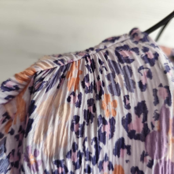 3XL (52) – Lila mintás ruha