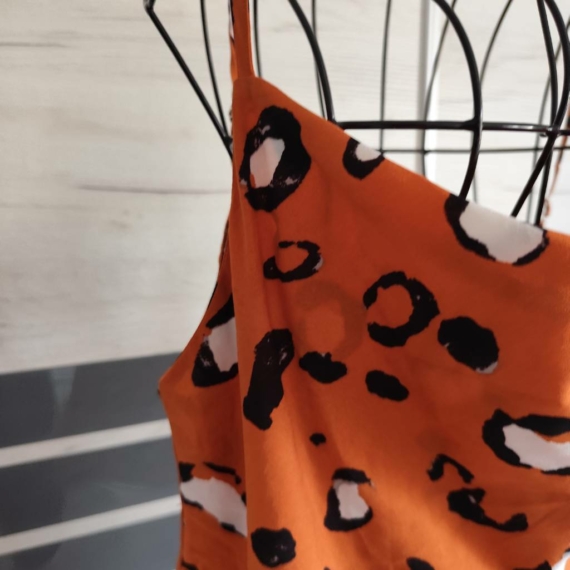 L/XL (44/46) – Narancssárga mintás trikófelső