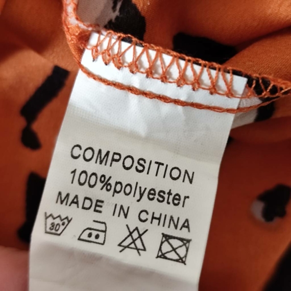 L/XL (44/46) – Narancssárga mintás trikófelső
