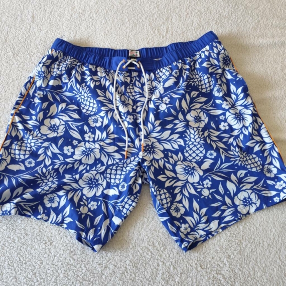 3XL – Kék mintás rövidnadrág