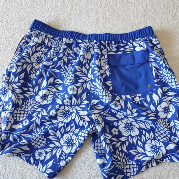 3XL – Kék mintás rövidnadrág