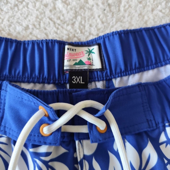 3XL – Kék mintás rövidnadrág