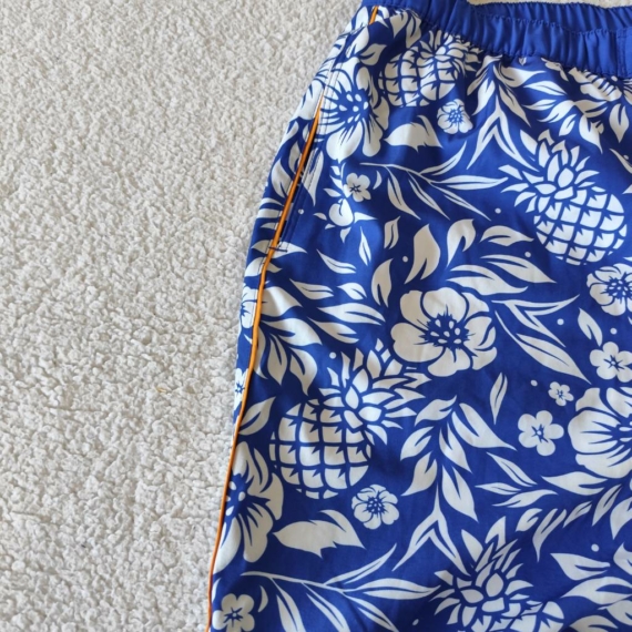 3XL – Kék mintás rövidnadrág