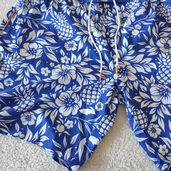 3XL – Kék mintás rövidnadrág