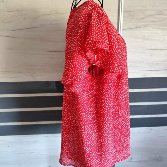 L (42) – Piros pöttyös blúz