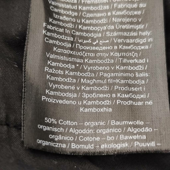 S (36) – Fekete farmer rövidnadrág