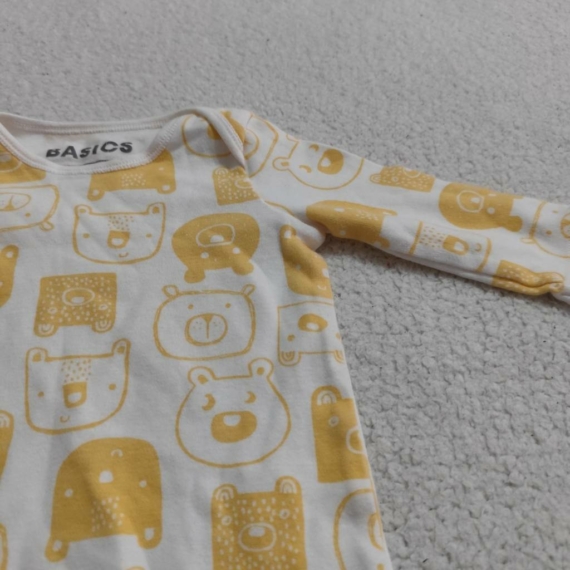 56 cm – Fehér mintás kezeslábas