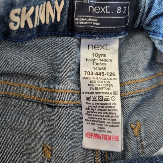 140 cm – Kék skinny farmer