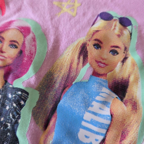 128 cm – Rózsaszín Barbie póló