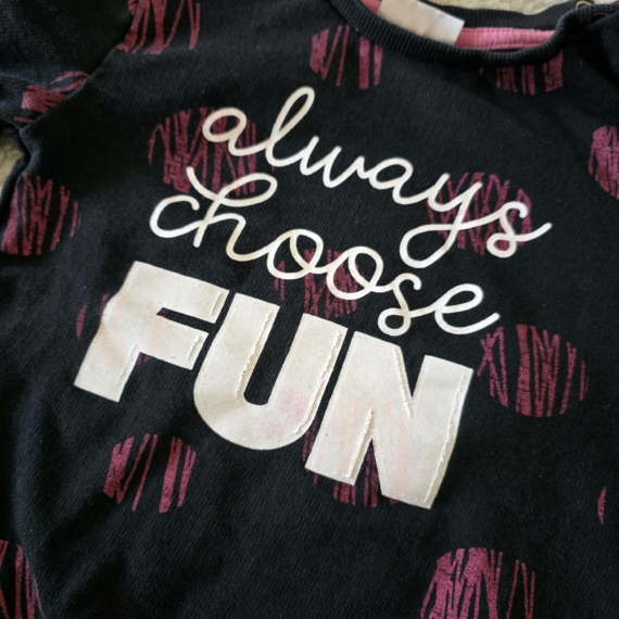 Always Choose Fun hosszú ujjú felső