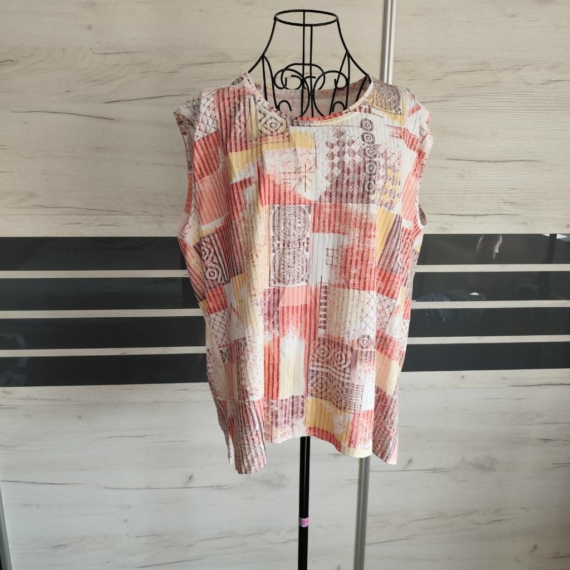 XL/XXL (46/48) – Többszínű mintás felső
