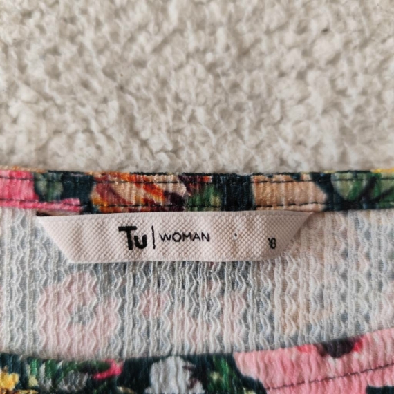 XL (46) – Többszínű virágos ruha