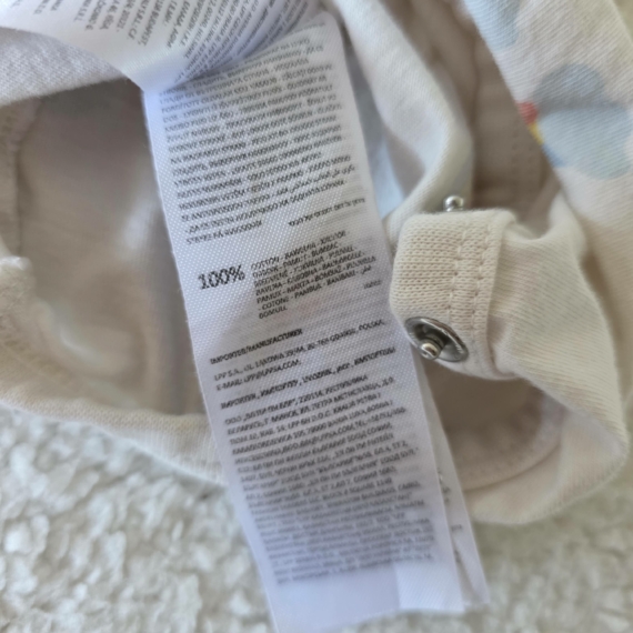 Szivárvány mintás gyerek body