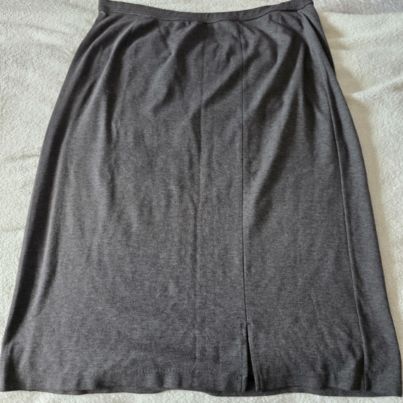 3XL - Sötétszürke Midi szoknya