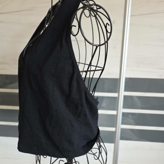 XL - Fekete croptop