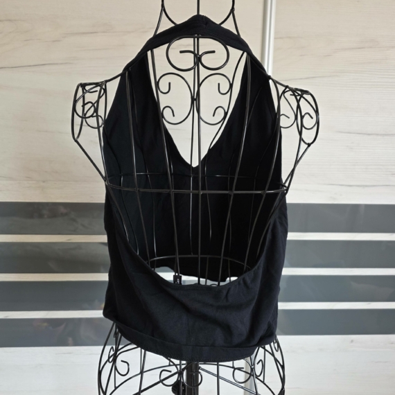 XL - Fekete croptop