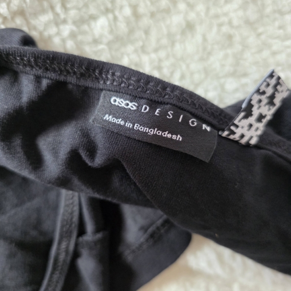 XL - Fekete croptop