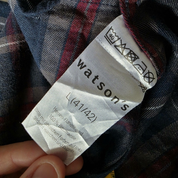 Férfi flanel ing