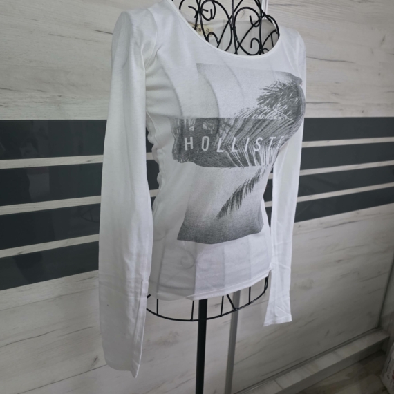 Hosszú ujjú fehér Hollister felső