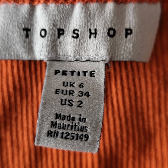 Topshop rövid ujjú felső