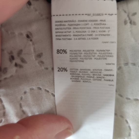 Mintás fekete szoknya