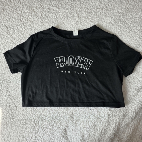 Brooklyn New York crop top