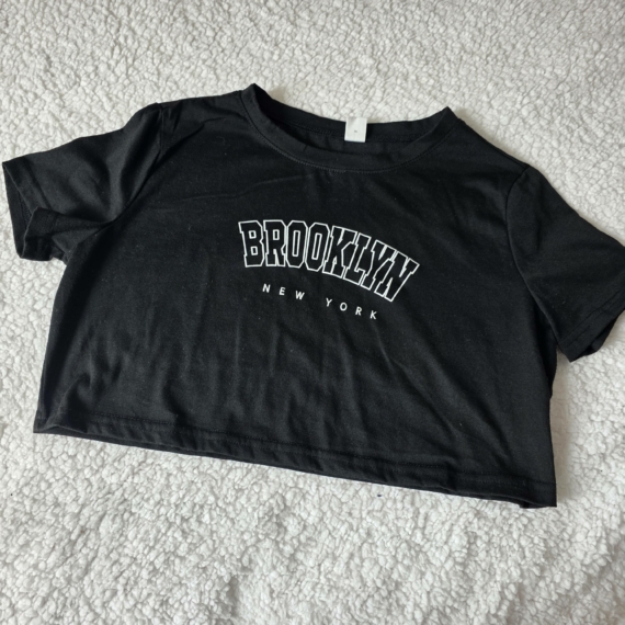 Brooklyn New York crop top