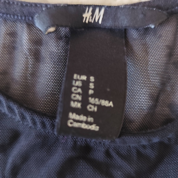 S (36) - Fekete elegáns miniruha