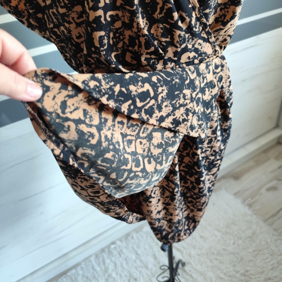 Mintás wrap ruha