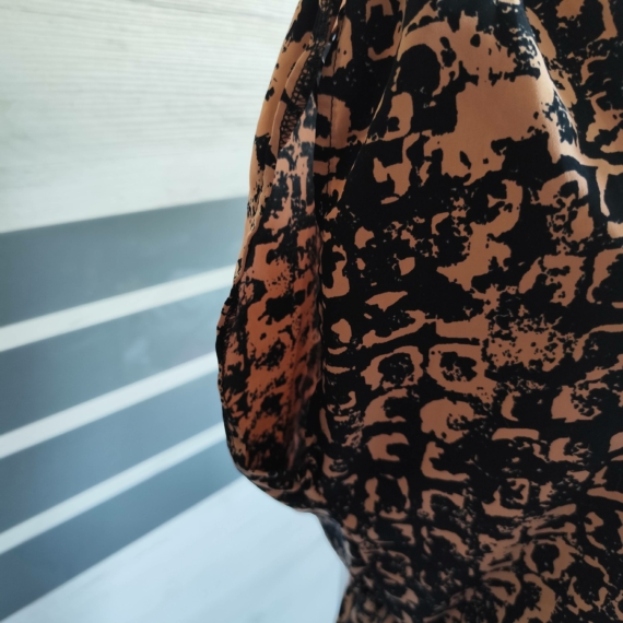 Mintás wrap ruha