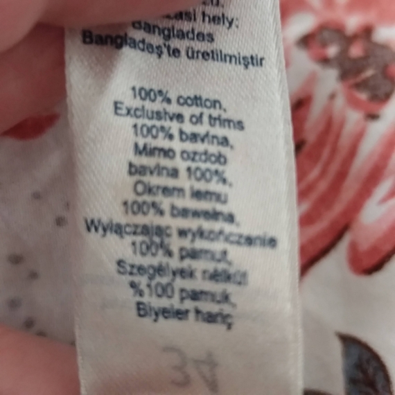 Virágmintás blúz