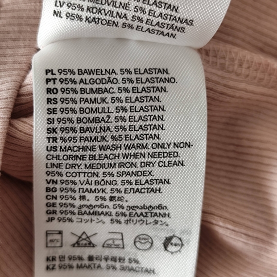M (38) – Pasztell rózsaszín ujjatlan trikó