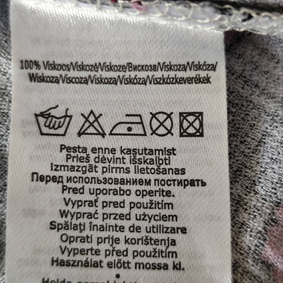 S – Több színű virágmintás ruha