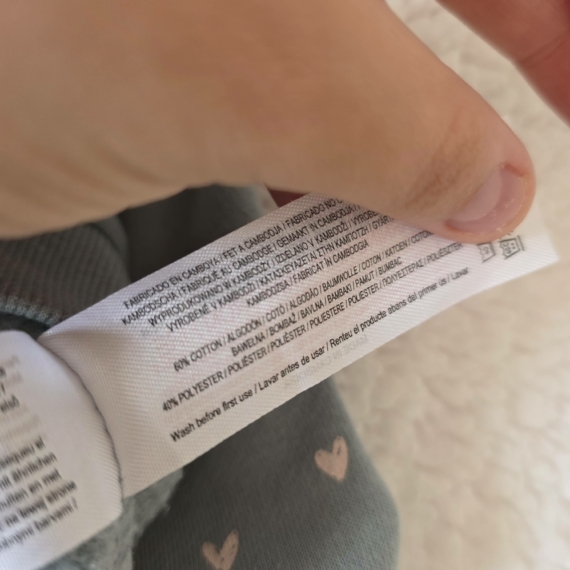 9-12 hónap – Kék mintás pulóver