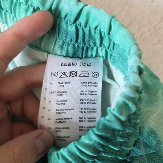 XS – Türkiz mintás maxi szoknya