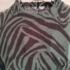 Zebra mintás ruha