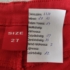 XS (34) – Piros rövidnadrág