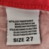XS (34) – Piros rövidnadrág