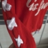 Piros feliratú pulóver