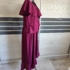 XL/XXL (46/48) – Bordó/lila alkalmi ruha