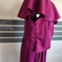 XL/XXL (46/48) – Bordó/lila alkalmi ruha