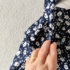 M (40) – Kék virágos nadrág