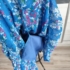 S (36) – Kék virágmintás ruha
