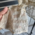 M/L (38/42) – Krém csipkés felső
