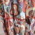M/L (38/42)– Többszínű mintás maxi szoknya