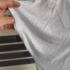 M (40) – Fehér feliratos rövid ujjú felső