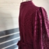 M (40) – Bordó mintás ruha