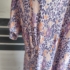 3XL (52) – Lila mintás ruha