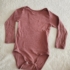 104 cm – Rózsaszín hosszú ujjú body