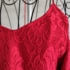 M (40) – Piros csipkés ruha